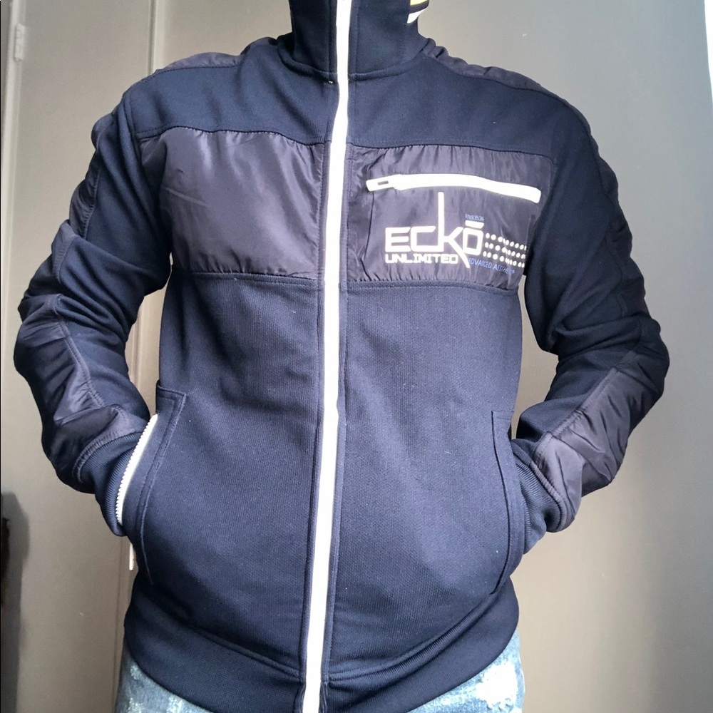 ecko blue sweater